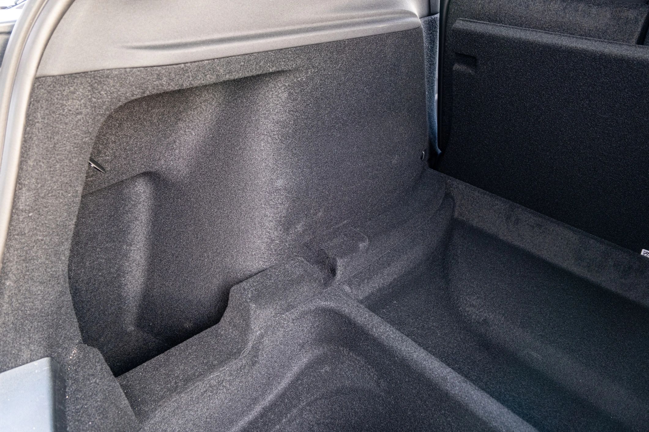 Modern vehicle interior cargo detail