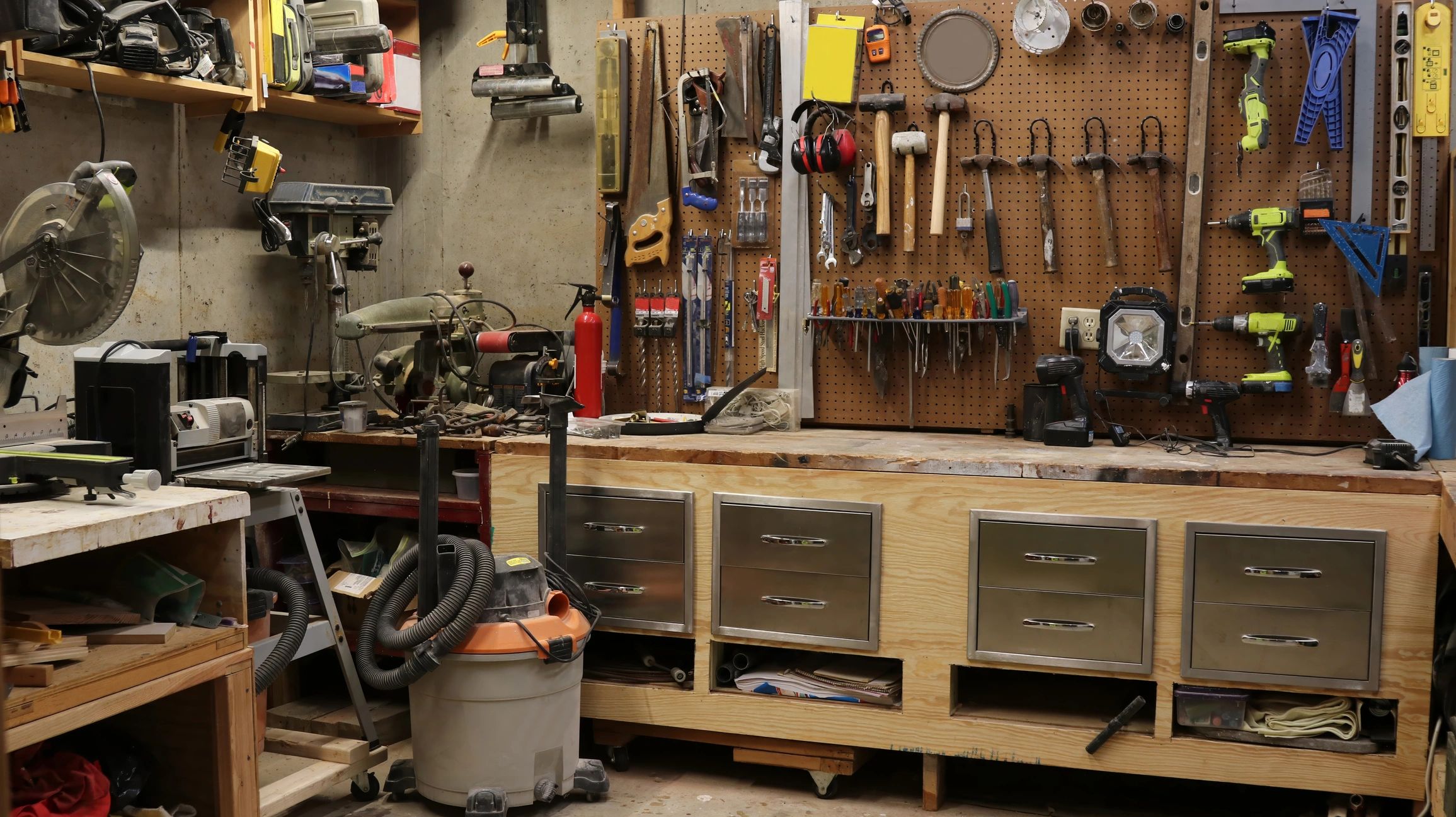 Workshop tools and equipment